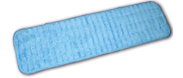 Microfiber Blue 18" Flat Wet Mops 12/Bag 10/Case